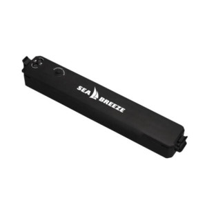 Вакуумний пакувальник для продуктів Sea Breeze SB-0501 Вакууматор ручний побутовий LED-індикатор 140Вт Чорний фото