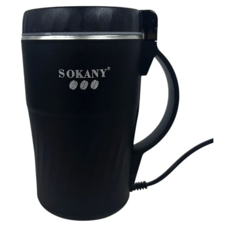 Електрична кавомолка ​​Sokany SK-04024 для дому   300Вт роторний подрібнювач кавових зерен Чорний