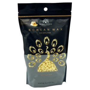 Гарячий плівковий віск у гранулах Global Fashion Korean White chocolate 1000 г віск для депіляції тіла фото