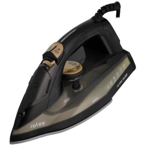 Прасувальна праска Rotex RIC40-C Ultra Glide Керамічне покриття 2400Вт Резервуар для води 380мл Чорний фото