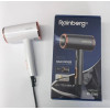 Фен стайлер Rainberg RB-2260 для волосся 3 швидкості 3 режими температури Іонізація 1500Вт Білий/Золото