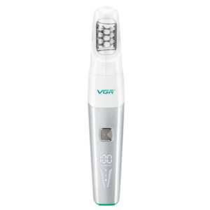 Жіночий акумуляторний епілятор VGR V-752 5в1 із підсвіткою і дисплеєм Зелений фото