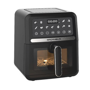 Мультипіч Grunhelm GAF5000 аерофритюрниця приготування без олії 5 л 1500 Вт Чорний Мультипіч Grunhelm GAF5000 аерофритюрниця приготування без олії 5 л 1500 Вт Чорний фото