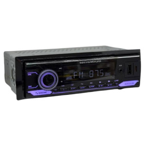 Автомагнітола 1Din Carwales JSD-775 Bluetooth автомобільна магнітола з підсвічуванням RGB Чорний фото