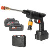 Мийка акумуляторна високого тиску Cleaning Gun 8559 з кейсом 2 акумуляторами 48 Вт Чорний