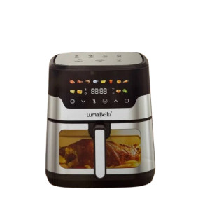 Аэрофритюрница LumaBella LB-60030 с конвекцией и таймером для жарки без масла 12л 2600 Вт Черный фото