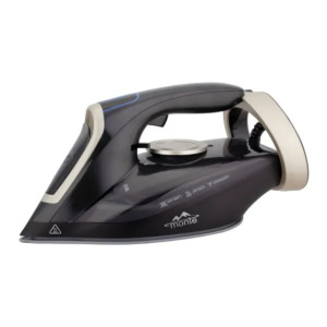 Праска Monte MT-1518 керамічна підошва Anti-Calc  Anti-Drip авто-відключення Чорний 3000 Вт фото