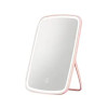 Дзеркало косметичне настільне Makeup Mirror 33 світлодіоди USB або батарейки Рожевий