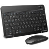 Клавіатура з мишкою Keyboard set AND 5370 для планшета телефону Bluetooth iPad iPhone Android Type-C Чорний