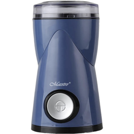 Електрична кавомолка Maestro MR-453 подрібнювач кавових зерен для дому Синій