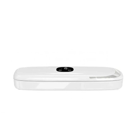 Вакуумний пакувальник Vacuum Sealer харчових продуктів із дисплеєм, що працює від мережі 90 Вт Білий