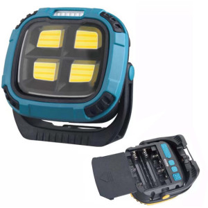 Кемпінговий ліхтар W894-1 — 4COB + 5SMD Power Bank магніт гачок Синій фото