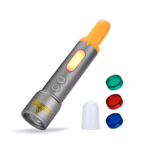 Потужний тактичний ліхтар SV-X723-TG — 3LED Zoom Li-Ion акумулятор 3 фільтри Type-C кейс Box фото