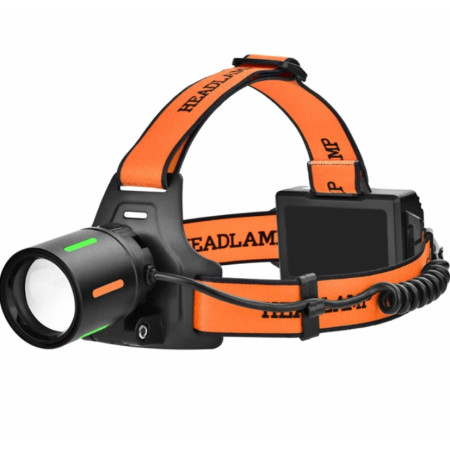 Ліхтар на чоло BL-T67-TG+COB Night Vision з червоним світлом zoom Type-C