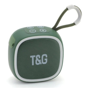 Портативна Bluetooth-колонка T&G TG659 бездротова переносна колонка з вологозахистом Зелений фото