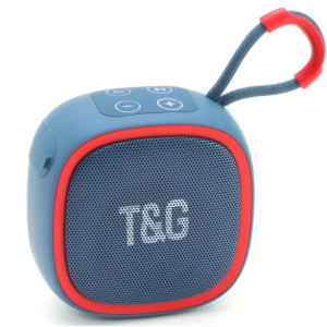 Портативна Bluetooth-колонка T&G TG659 бездротова переносна колонка з вологозахистом Синій фото
