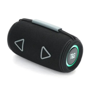Портативна Bluetooth-колонка T&G TG657 бездротова переносна колонка з вологозахистом Чорний фото