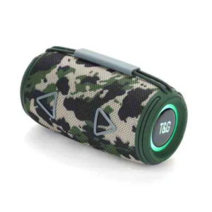 Портативна Bluetooth-колонка T&G TG657 бездротова переносна колонка з вологозахистом Камуфляж фото