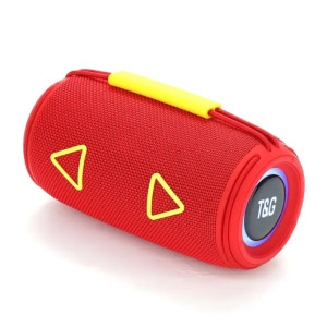 Портативна Bluetooth-колонка T&G TG657 бездротова переносна колонка з вологозахистом Червоний фото