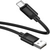 Кабель для зарядки Hoco X122 USB-A → Type-C силіконовий 1 м підтримка швидкої зарядки до 3 A Чорний