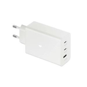 Мережевий зарядний Samsung 3 порти 65 W + 25 W + 15 W універсальний блок живлення з USB і Type C PD Білий Мережевий зарядний Samsung 3 порти 65 W + 25 W + 15 W універсальний блок живлення з USB і Type C PD Білий фото