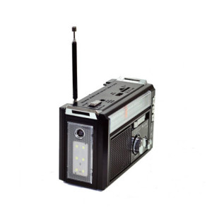 Радіоприймач Golon RX-382 чорний портативний FM/AM/SW з USB SD та акумулятором Радіоприймач Golon RX-382 чорний портативний FM/AM/SW з USB SD та акумулятором фото