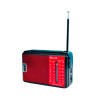 Радіоприймач Golon RX-A08AC червоний портативний FM AM SW з USB SD акумулятор