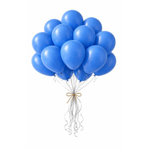 Повітряні надувні кульки HTOP Balloons Party 12 дюймів 100 шт. яскраві товари аксесуари для свята Блакитний Повітряні надувні кульки HTOP Balloons Party 12 дюймів 100 шт. яскраві товари аксесуари для свята Блакитний фото
