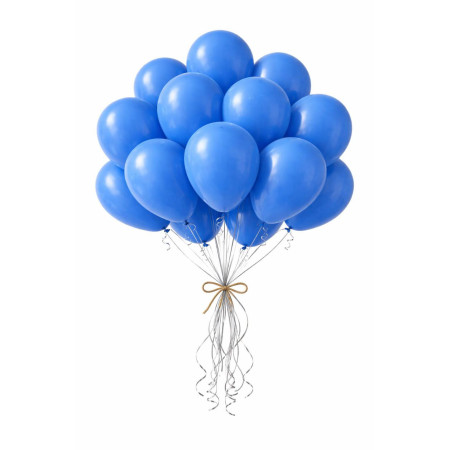 Повітряні надувні кульки HTOP Balloons Party 12 дюймів 100 шт. яскраві товари аксесуари для свята Блакитний