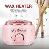 Воскоплав банковий Pro Wax 200 для депіляції нагрівач для воску з терморегулятором Рожевий