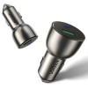 Зарядний пристрій Ugreen CD213 USB Type-C PD 3.0 + USB QC 3.0 52.5W (30+22.5) Сірий