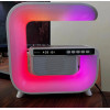 Нічний смарт XM-G3 RGB підсвічування Bluetooth з колонкою бездротовою зарядкою годинником радіо 15 Вт