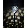 Садові світильники на сонячній батареї Solar Lawn Lamp SB-26 6 шт LED ліхтарі для доріжок та газону Чорний