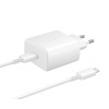 Мережевий зарядний пристрій Travel Charger адаптер 1 порт USB-C 45W кабель USB-C 5A Білий