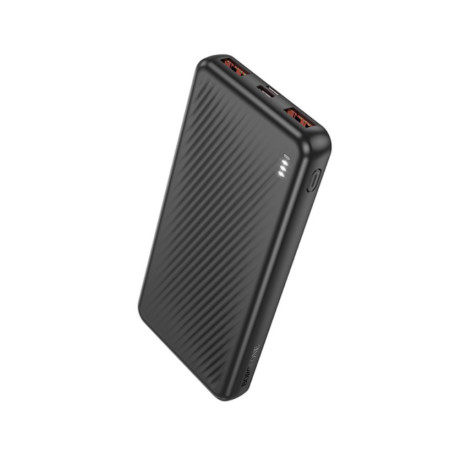Повербанк BOROFONE BJ56 Power Bank 10000 mAh USB Type-C Micro-USB швидка зарядка LED-індикатор 22,5 Вт Чорний