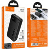 Power Bank павербанк Hoco J154A портативна швидка зарядка 20000 mAh 3 порта USB Type-C USB-A LED-дисплей 22,5 Вт Чорний