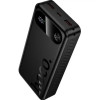Power Bank павербанк Hoco J154A портативна швидка зарядка 20000 mAh 3 порта USB Type-C USB-A LED-дисплей 22,5 Вт Чорний