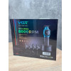 Професійний тример VGR V-886T для волосся бороди та вусів з DLC-лезами Turbo-режим 8000RPM 180 хвилин роботи Блакитний 5 Вт