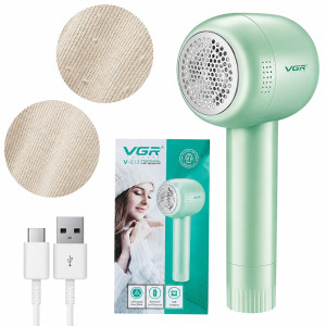 Акумуляторна машинка для видалення катишків VGR V-813 з LED-індикатором заряду та роботи заряджання від USB 5 Вт Зелений Акумуляторна машинка для видалення катишків VGR V-813 з LED-індикатором заряду та роботи заряджання від USB 5 Вт Зелений фото